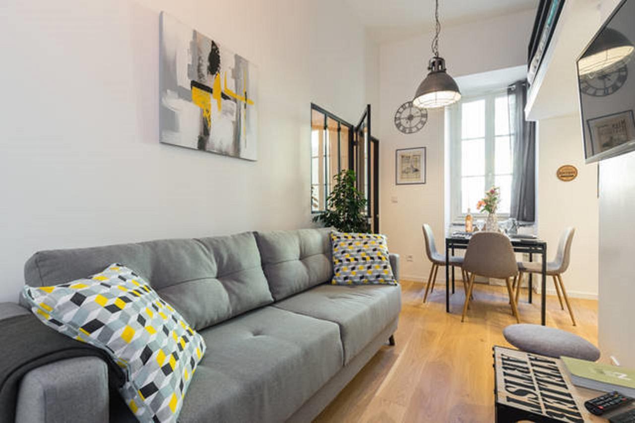 Angle Droit- Loft Charmant Et Atypique, Climatisation, Vieux-尼斯 外观 照片
