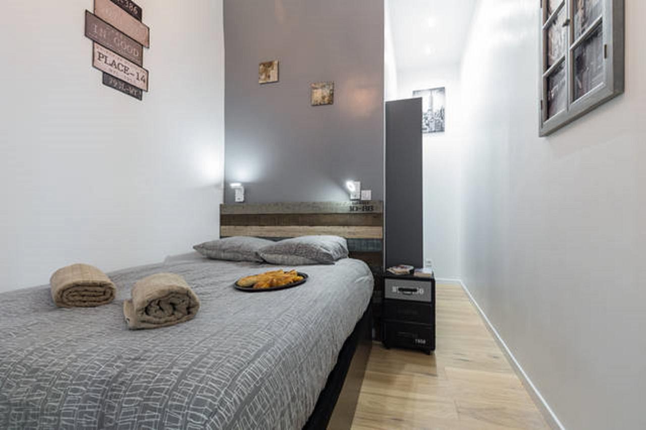 Angle Droit- Loft Charmant Et Atypique, Climatisation, Vieux-尼斯 外观 照片
