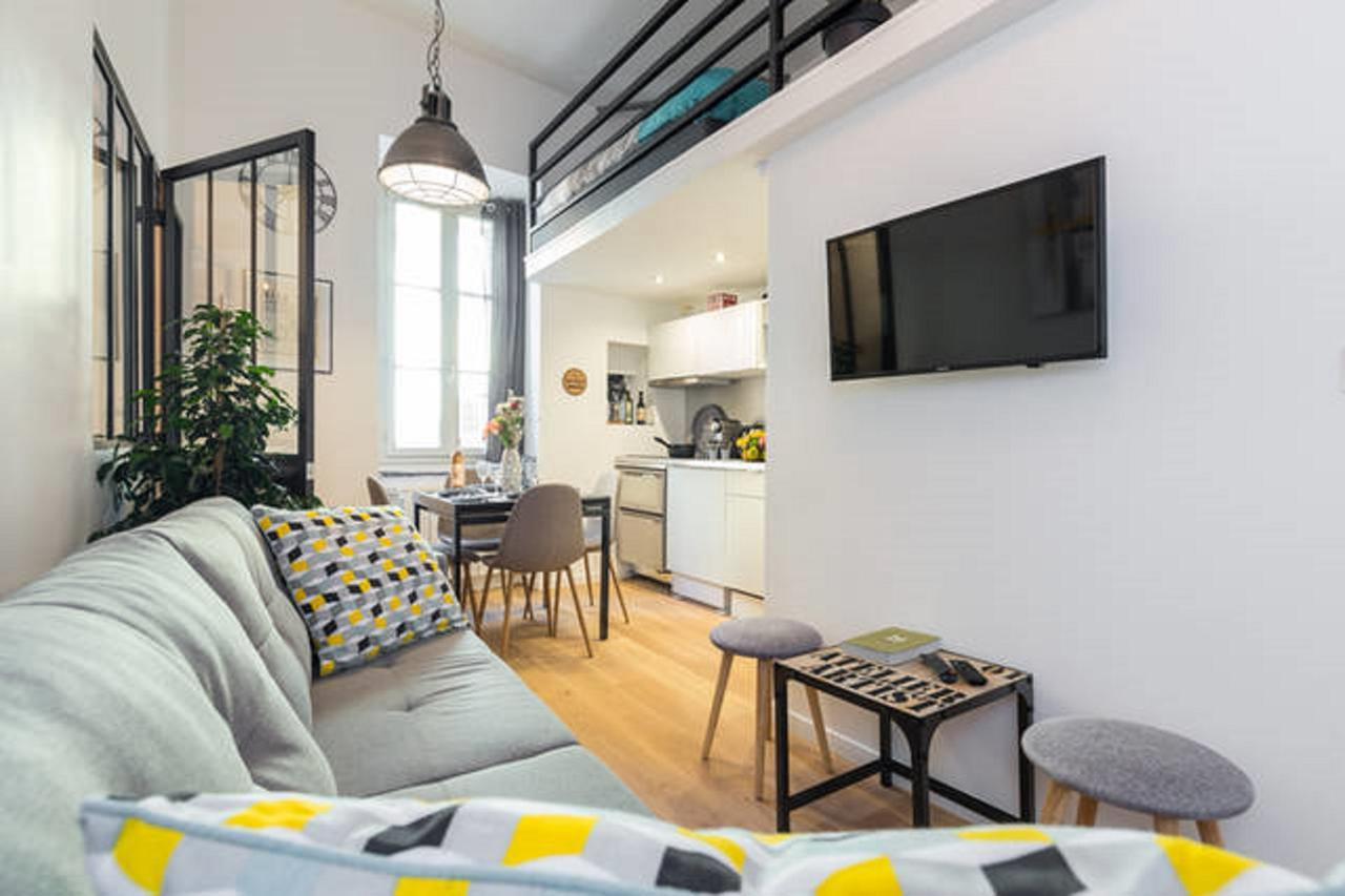 Angle Droit- Loft Charmant Et Atypique, Climatisation, Vieux-尼斯 外观 照片